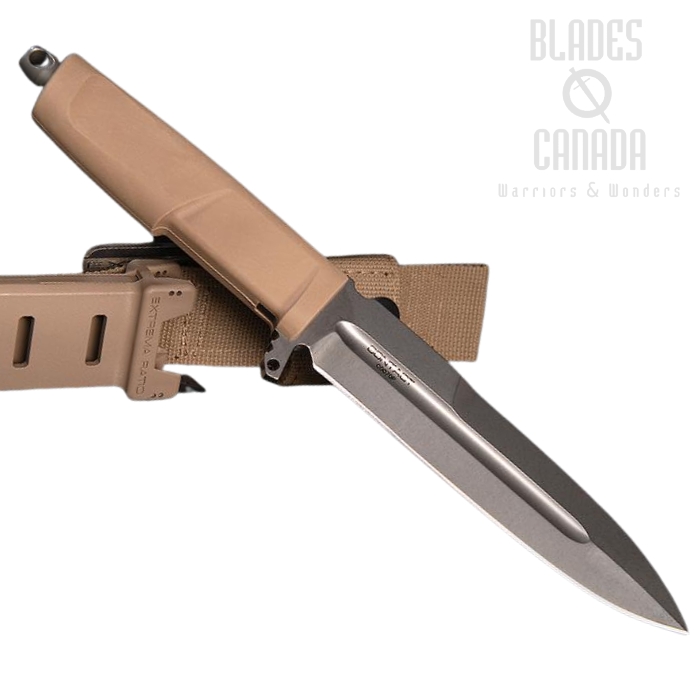 Extrema Ratio Contact Fixed Blade Knife, N690 SW, Forprene Desert (image for) Extrema Ratio Contact Fixed Blade Knife, N690 SW, Forprene Desert